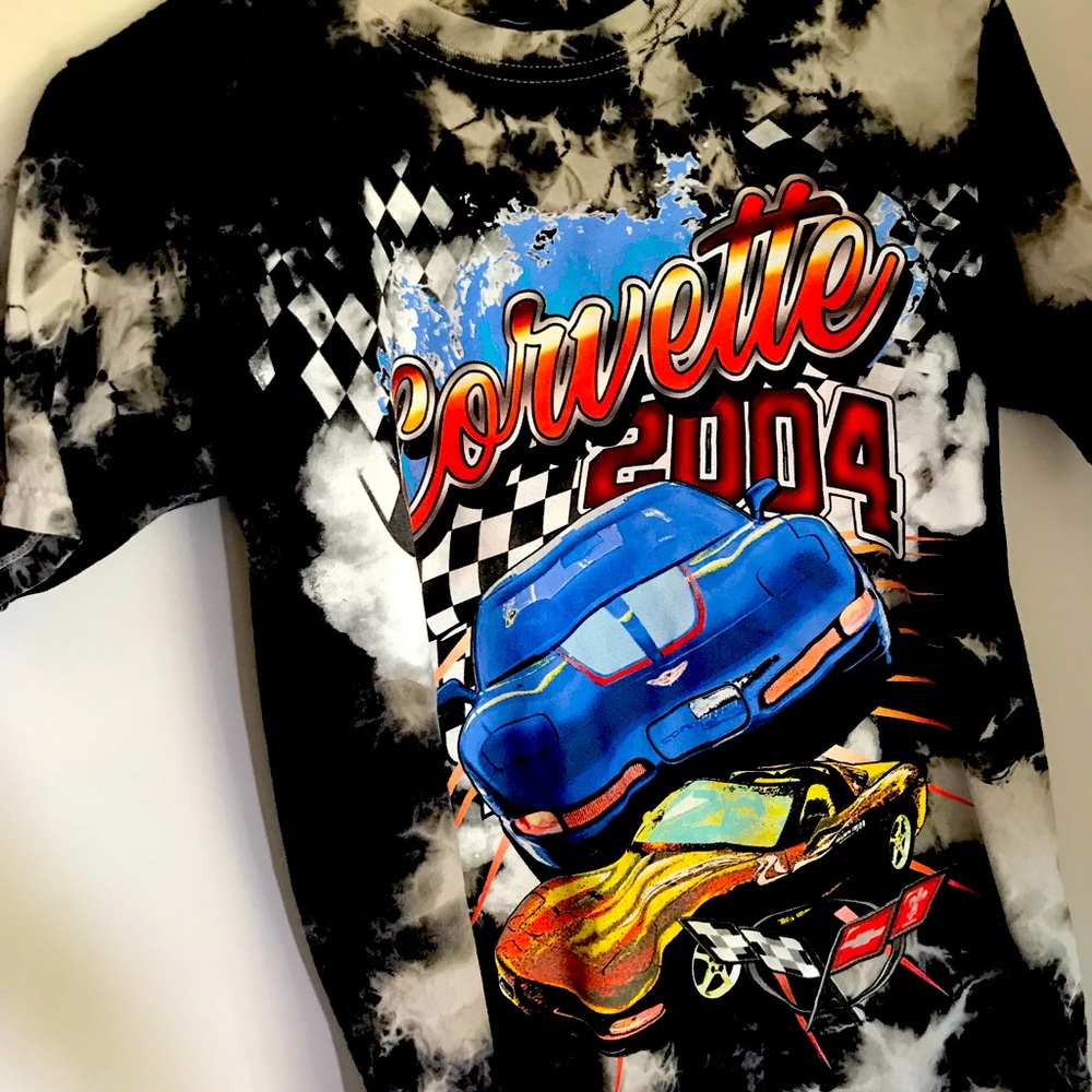 Bleached nascar street wear shirt